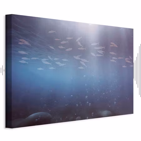 Ljuddämpande tavla - Fish in the Depths