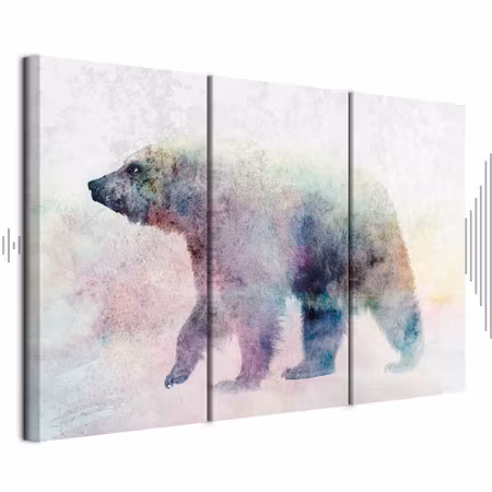 Ljuddämpande tavla - Lonely Bear Parts