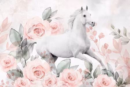 Ljuddämpande tavla - Gallop Among the Roses Part