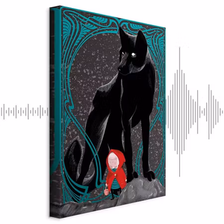 Ljuddämpande tavla - Red Riding Hood Part