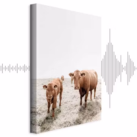 Ljuddämpande tavla - Mother and Calf Part