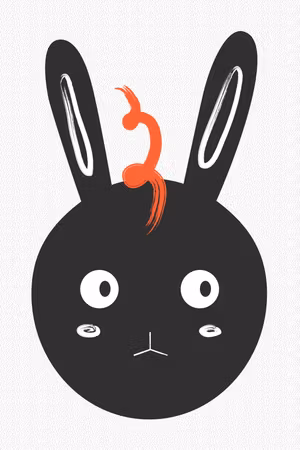 Ljuddämpande tavla - Rabbit Sees Everything Part