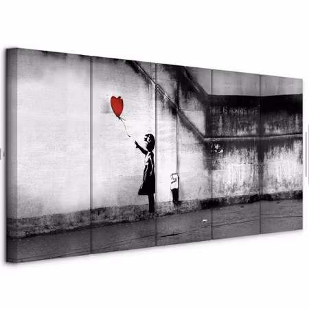 Ljuddämpande tavla - Banksy Runaway Balloon