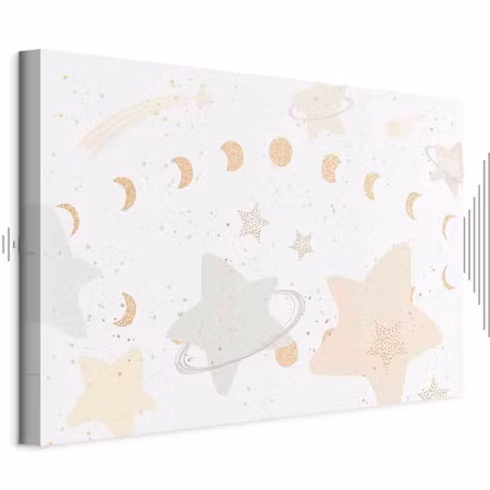 Ljuddämpande tavla - Fairy Tale Galaxy Phases of