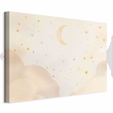 Ljuddämpande tavla - Bright Night Moon