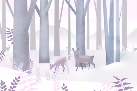 Ljuddämpande tavla - Fairy Tale Forest Part