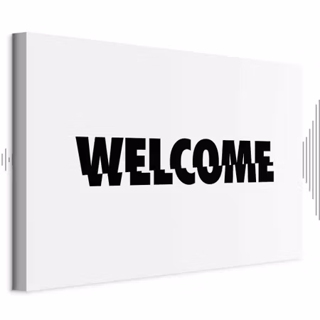 Ljuddämpande tavla - Welcome Part Wide