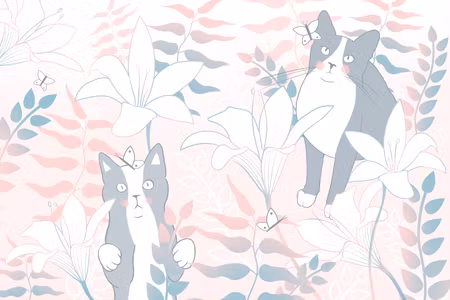 Ljuddämpande tavla - Cat Matters Part Wide