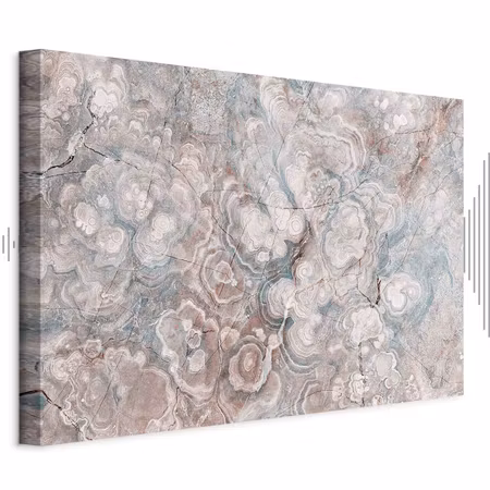 Ljuddämpande tavla - Marble Flowers Natural Stone