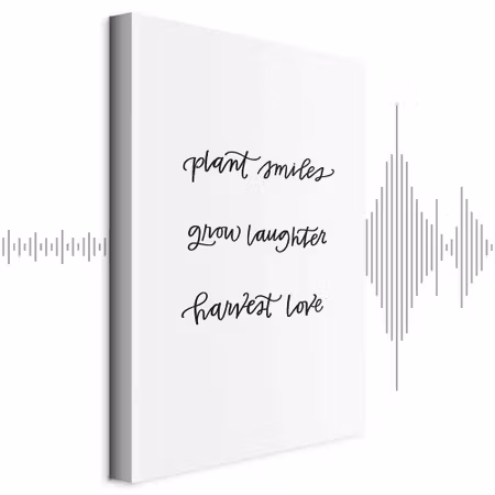 Ljuddämpande tavla - Joy and Love Part Vertical