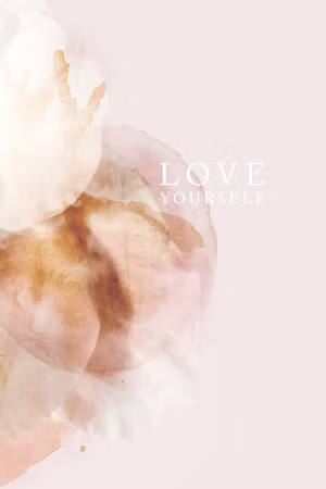 Ljuddämpande tavla - Love Yourself Part Vertical
