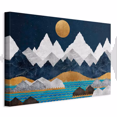 Ljuddämpande tavla - Night in the Mountains Part