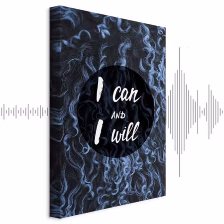 Ljuddämpande tavla - I Can and I Will Part