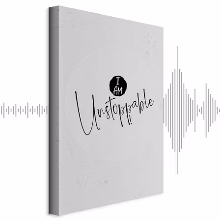 Ljuddämpande tavla - I Am Unstoppable Part