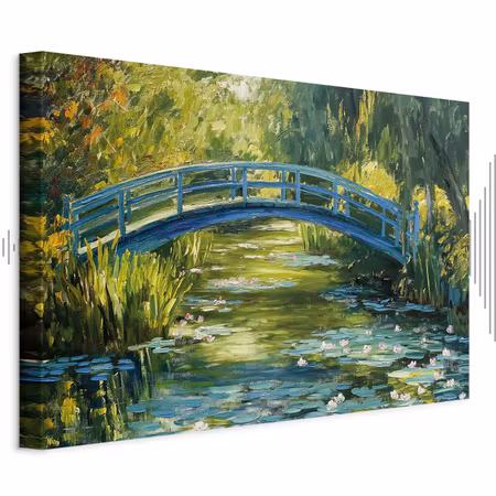 Ljuddämpande tavla - Impressionist Bridge