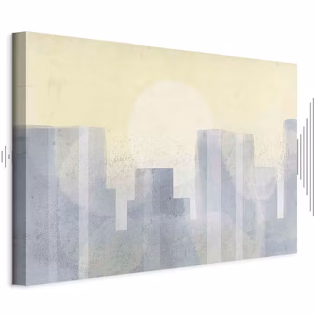 Ljuddämpande tavla - Modern City Part Wide Third