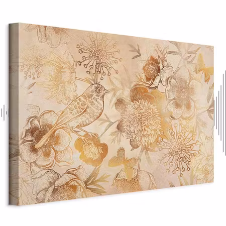 Ljuddämpande tavla - Golden Mosaic of Nature Part