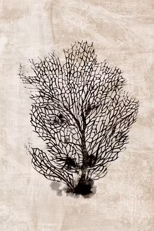 Ljuddämpande tavla - Sea Fan Part Vertical