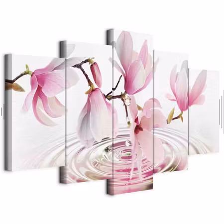 Ljuddämpande tavla - Magnolias Over Water Parts