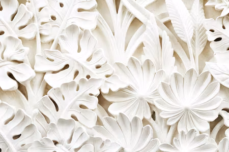 Ljuddämpande tavla - Ceramic Leaves Part Wide