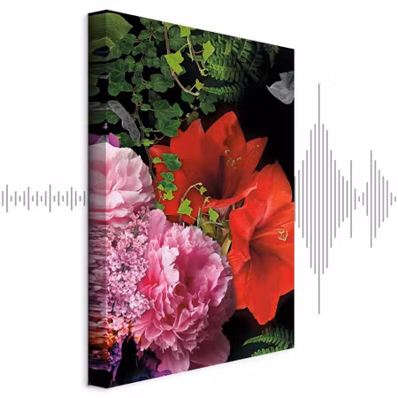 Ljuddämpande tavla - Floral Symphony Part