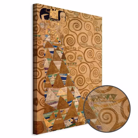 Premium canvastavla - Gustav Klimt Expectation