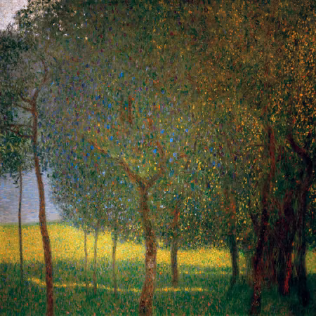 Premium canvastavla - Gustav Klimt Fruit Trees on