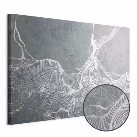 Premium canvastavla - Harmony of Lines Part Wide