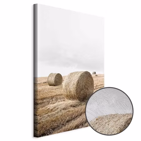Premium canvastavla - Hay Part Vertical