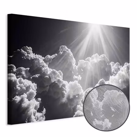 Premium canvastavla - Hope in the Clouds Inspiring