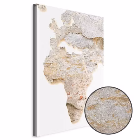 Premium canvastavla - Hot Continent Part Vertical