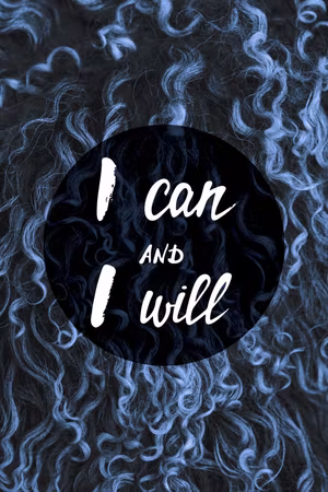 Premium canvastavla - I Can and I Will Part