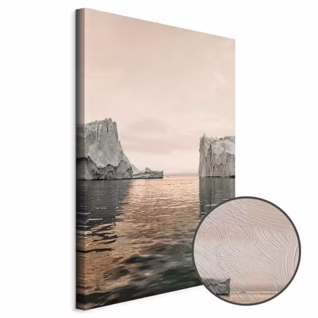 Premium canvastavla - Ice Statues Part Vertical
