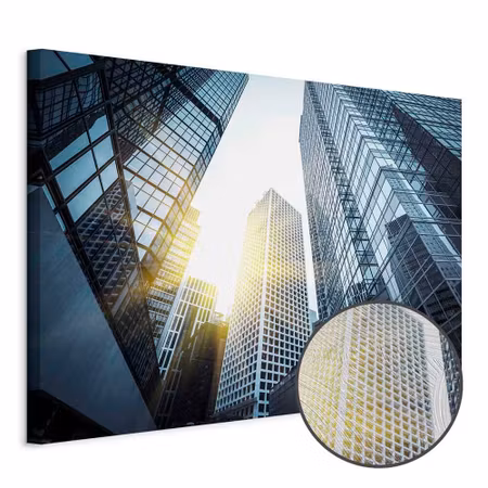 Premium canvastavla - In a Big City Part Wide -