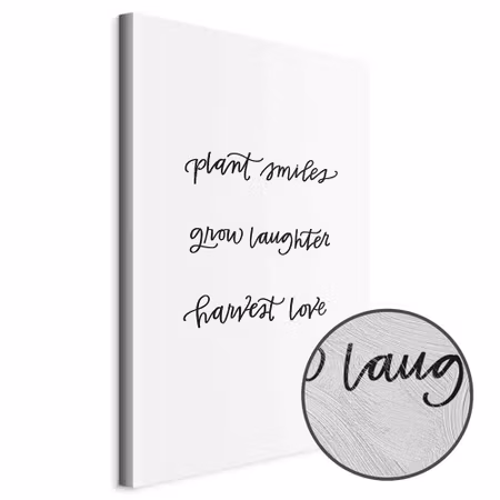 Premium canvastavla - Joy and Love Part Vertical