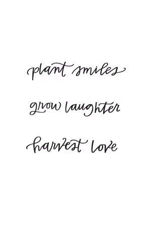 Premium canvastavla - Joy and Love Part Vertical