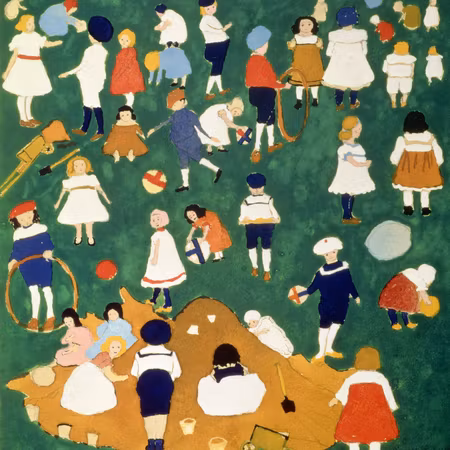 Premium canvastavla - Kazimir Malevich Children