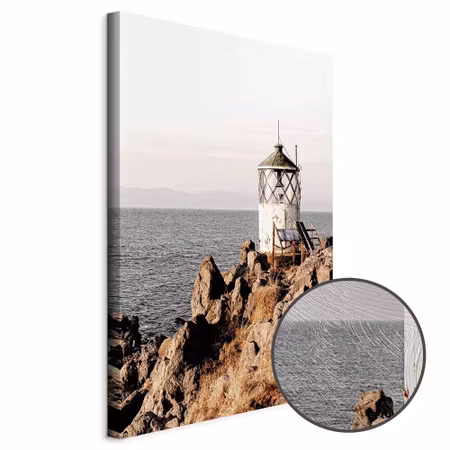 Premium canvastavla - Lantern on the Cliff Part