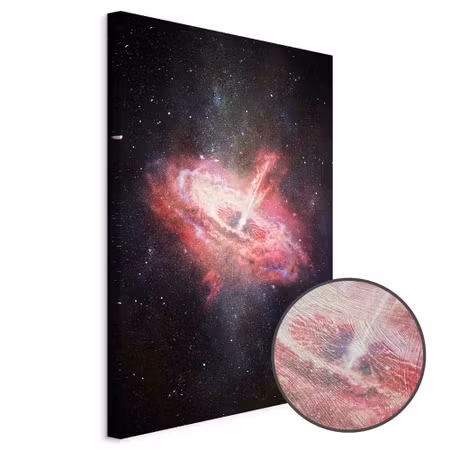 Premium canvastavla - Lonely Galaxy Part Vertical