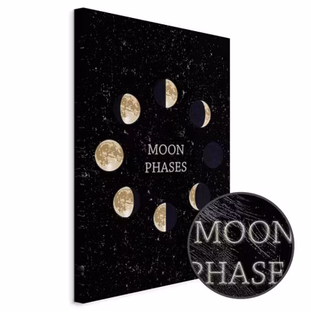 Premium canvastavla - Lunar Cycle Part Vertical