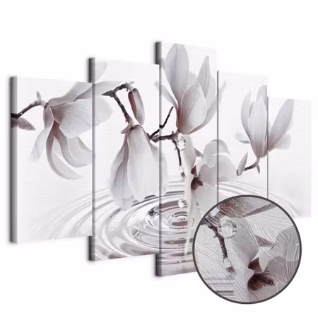 Premium canvastavla - Magnolias Over Water Parts
