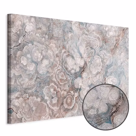 Premium canvastavla - Marble Flowers Natural Stone
