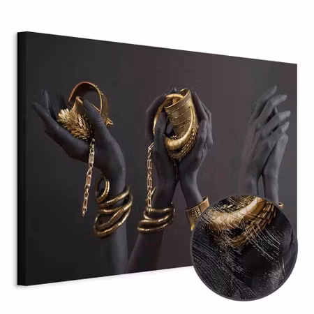 Premium canvastavla - Midass Touch Part Wide
