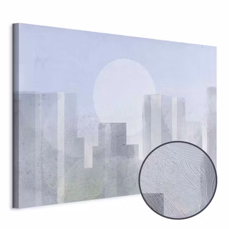 Premium canvastavla - Modern City Part Wide -