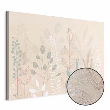 Premium canvastavla - Morning in the Meadow -