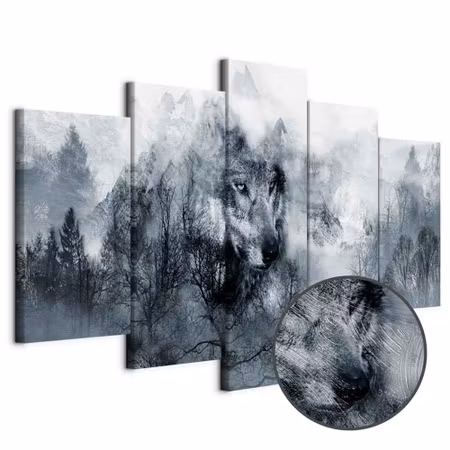 Premium canvastavla - Mountain Predator Parts Wide