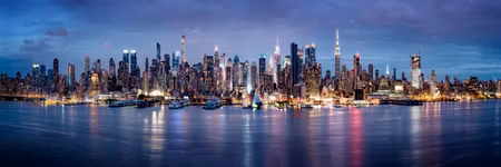 Premium canvastavla - New York Nights