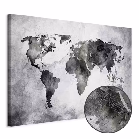 Premium canvastavla - Painted Planet Part Wide
