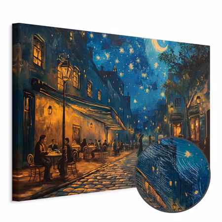 Premium canvastavla - Paris Street a Painting
