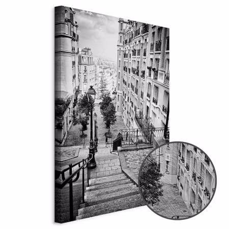 Premium canvastavla - Parisian Suburb -cz Ciowy